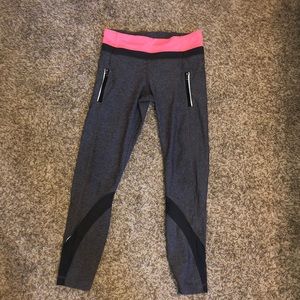 Lululemon reflective mesh leggings
